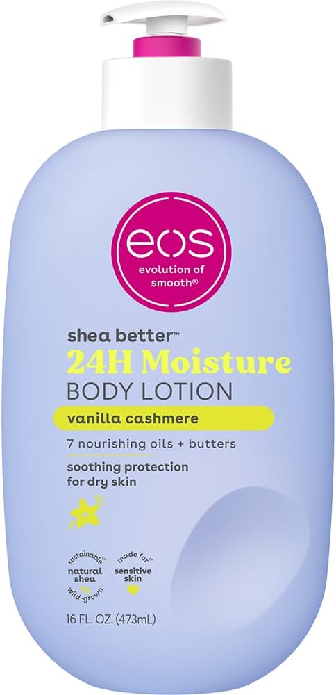EOS Vanilla cashmere body lotion shea better 24hr moisture